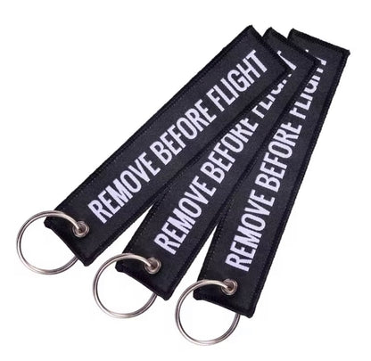 Remove Before Flight Keychain｜航空警示鑰匙圈